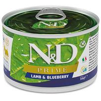 F02284 FARMINA N&D PRIME - DOG Wet Lamb&Blueberry ADULT MINI 140 g (pak.6), 1 vnt.