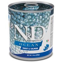 F02499 FARMINA N&D OCEAN - DOG Wet Trout&Salmon ADULT 285 g (pak.6), 1 vnt.