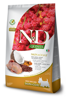 F40084 FARMINA N&D QUINOA - DOG Dry SKIN&COAT Quail&Coconut ADULT MINI 2,5 kg (pak.4), 1 vnt.