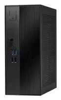 ASRock DeskSlim X600 Barebone Mini kompiuteris, AMD AM5 lizdas, DDR5 SO-DIMM, PCIe Gen5 M.2, 2.5GbE, be RAM/atminties/OS, juodas