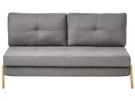 Dvivietė išskleidžiama sofa EDLAND, tamsiai pilka
