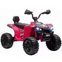 Vaikiškas elektrinis keturratis ATV 24 V, dvivietis, 4–6 km/h, su ličio akumuliatoriumi, 2 × 120 W varikliais ir keturių ratų amortizacija