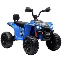 Vaikiškas elektrinis keturratis, dvivietis ATV, 4–6 km/h, ličio akumuliatorius, 2 × 120 W varikliai, keturių ratų amortizacija