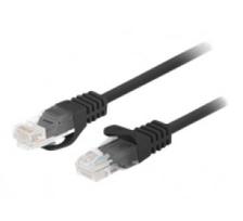Lanberg Patchcord CAT.6 UTP 0.5M fluke passed 10-pack, Black | PCU6-20CC-0050-BK