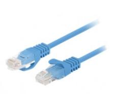 Lanberg Patchcord CAT.6 UTP 0.5M fluke passed 10-pack, Blue | PCU6-20CC-0050-B