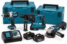 Makita Combo 18V (DDF492, DHR242, DGA506) 2x5,0Ah 2xMP (DLX3223TJ) | DLX3223TJ | 197050022950