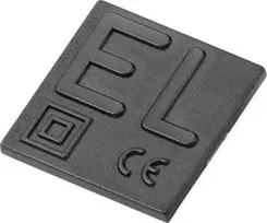 ABB Brik su EL simboliu dvigubai izoliuotas 30x30mm