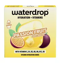 Papildas Waterdrop Microdrink Vitamin Hydration Cubes 12P - passion fruit