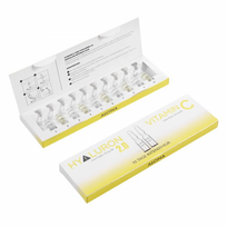 Alcina Vitamin C And Hyaluron 2.0 Facial Ampoules Intensyviai drėkinančios veido ampulės 10 vnt.