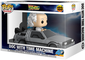 FUNKO POP! Vinilinė figūrėlė: Back To The Future - Doc with Time Machine, ~14 cm