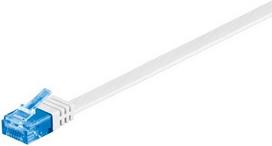 Goobay CAT 6A plokščias tinklo kabelis U/UTP, baltas, 2 m, Cat6a, U/UTP (UTP), RJ-45, RJ-45, baltas
