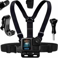 Sunnylife krūtinės laikiklis su diržais GoPro Hero, DJI Osmo Action ir Pocket kameroms