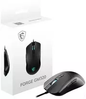 MSI Forge GM320 Pelė žaidimams, Juodas, USB (S12-0402420-HH9)