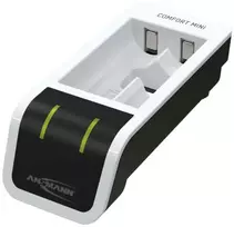 Ansmann Comfort Mini, nikelio-metalo hidrido (NiMH), AA, AAA, 2 vnt., baterijos pridedamos