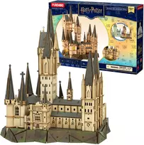 PPuremind Harry Potter Sulankstomas medinis modelis Hogsmito pastatas Astronomijos bokštas 3D dėlionė DIY