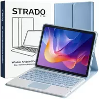 Strado-Tech Z klaviatūra su Bluetooth jutikliu, skirta Redmi Pad 2 11 2025 - apsauginis su stovu, prieiga prie portų ir mygtukų
