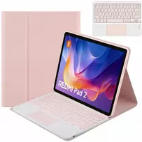 Strado-Tech Z klaviatūra su Bluetooth jutikliu, skirta Redmi Pad 2 11 2025 - apsauginis su stovu, prieiga prie portų ir mygtukų