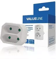 Valueline VLES200C001WH Adapteris 2x lizdams 220V EU