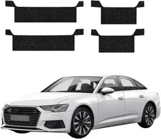 GrizzGlass juoda techninė danga HeavyDuty Juodas slenksčiams skirti Audi A6 C8 Sedan (2018-2023) [4w1] (GRZ20166)