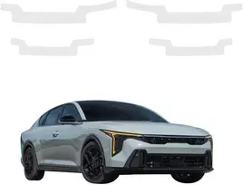 GrizzGlass bespalvė techninė danga HeavyDuty Clear ant slenksčių, skirta Kia K4 (2025-2026) [4w1] (GRZ20926)