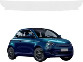 GrizzGlass bespalvė techninė danga HeavyDuty Clear bagažinės slenksčiui, skirtam Fiat 500 (2016-2026) (GRZ20829)