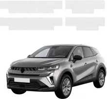 GrizzGlass bespalvė techninė danga HeavyDuty Clear visiems slenksčiams, skirta Renault Captur (2024-2026) [4w1] (GRZ20970)