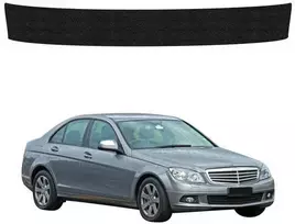GrizzGlass Juoda techninė danga HeavyDuty Juodas bagažinės slenksčiui, skirtam Mercedes Benz C klasės W204 sedan (2007-2011) (GRZ20313)