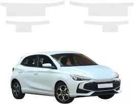 GrizzGlass bespalvė techninė danga HeavyDuty Clear slenksčiams skirti MG 3 (2024-2026) [4w1] (GRZ20738)