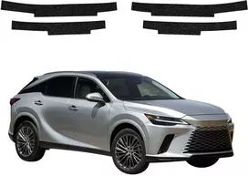 GrizzGlass Juoda techninė danga HeavyDuty Juodas slenkstinėms Lexus RX 350h (2022-2026) [4w1] (GRZ20369)