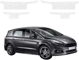 GrizzGlass bespalvė techninė danga HeavyDuty Clear slenkščiams, skirtiems Ford S-Max MK2 (2015-2019) [4 vnt. 1 rinkinyje] (GRZ20845)