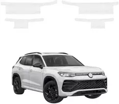 GrizzGlass Balta techninė danga HeavyDuty Baltas slenkščiams, skirtiems Volkswagen Tiguan (2023-2026) [4w1]