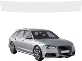 GrizzGlass bespalvė techninė HeavyDuty Clear danga bagažinės slenksčiui, skirta Audi A6 C7 Avant Facelifting (2014-2018) (GRZ20712)