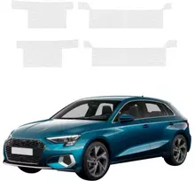 GrizzGlass bespalvė techninė danga HeavyDuty Clear slenksčiams, skirta Audi A3 8Y Sportback (2020-2023) [4w1] (GRZ20608)