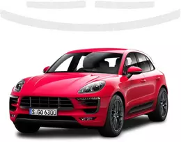 GrizzGlass Bespalvė techninė HeavyDuty Clear danga bagažinės slenksčiui, skirta Porsche Macan GTS (2021-2024) [3w1] (GRZ21027)