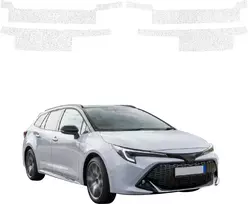 GrizzGlass Bespalvė techninė danga HeavyDuty Clear ant slenksčių, skirta Toyota Corolla Kombi (2019-2022) [4w1] (GRZ21152)