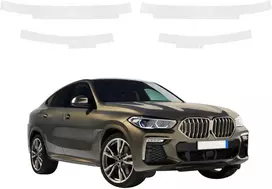 GrizzGlass bespalvė techninė danga HeavyDuty Clear slenksčiams BMW X6M (2019-2023) [4w1] (GRZ20641)