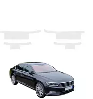 GrizzGlass bespalvė techninė danga HeavyDuty Clear slenksčiams, skirta Volkswagen Passat B8 Sedan (2014-2022) [4w1] (GRZ20876)