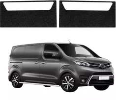 GrizzGlass juoda techninė danga HeavyDuty Juodas priekiniams slenksčiams, skirti Toyota Proace (2024-2026) [2w1] (GRZ22263)
