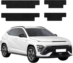 GrizzGlass Juoda techninė danga HeavyDuty Juodas ant slenksčių, skirta Hyundai Kona N-Line (2023-2026) [4w1] (GRZ20489)