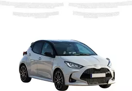 GrizzGlass Balta techninė danga HeavyDuty Baltas ant slenksčių, skirta Toyota Yaris HEV (2020-2026) [4w1] (GRZ21861)