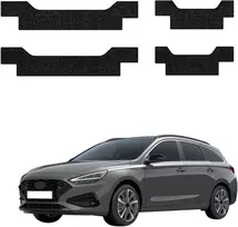 GrizzGlass juoda techninė danga HeavyDuty Juodas slenksčiams, skirtiems Hyundai i30 Wagon (2020-2026) [4w1] (GRZ20439)