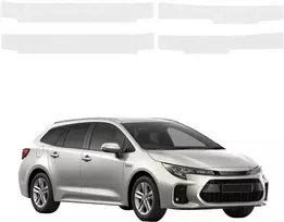 GrizzGlass bespalvė techninė HeavyDuty Clear danga slenksčiams skirti Toyota Corolla Kombi Facelift (2022-2026) [4w1] (GRZ21294)