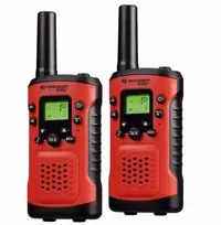 Vaikiškos Radijo Stotelės Bresser Junior (Racijos, Walkie-Talkie) – Raudonos (2 vnt. rinkinys)