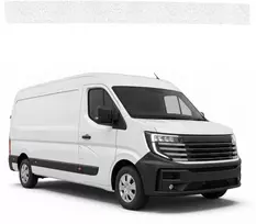 GrizzGlass Balta techninė danga HeavyDuty Baltas kairiajam krovininio skyriaus durų slenksčiui, skirtas Nissan Interstar-e 3 (2024-2026) (GRZ22785)