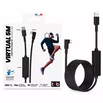 TnB Vr Link kabelis 5 m, skirtas Meta Quest 3s, 3, 2, Pico 4, USB 3.0, 5Gbps, 60 W, USB-C T''nb / Tcmeta5m (SB12253)