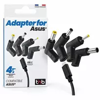 USB adapteris TnB USB-C Pd adapterių rinkinys 4x adapteris, skirtas Asus 90w Yx-20 Yx-19 Yx-15 Yx-06 / Chtipas (SB12256)