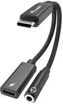 Adapteris USB Equip USB-C-> 3-Pin 3.5mm St/Bu DAC 0.12m juoda (133470)