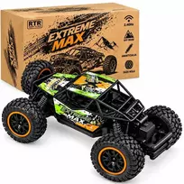 Nuotoliniu būdu valdomas bekelės automobilis RC Buggy, 1:18, 2,4 GHz, juodas