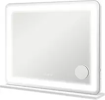 Kosmetinis LED veidrodis su USB jungtimi, baltas, 80 × 14 × 62 cm