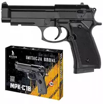 Metalinis žaislinis pistoletas Combat, juodas